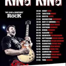 King King Spring 2017 UK Tour poster
