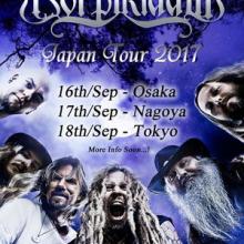 Korpiklaani Japan Tour 2017 poster