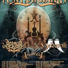 Korpiklaani Euro Tour 2018 poster