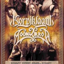 Korpiklaani Euro & UK Tour 2016 poster