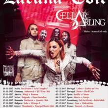 Lacuna Coil Euro Tour 2017 poster