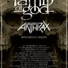 Lamb Of God US Tour 2016 poster