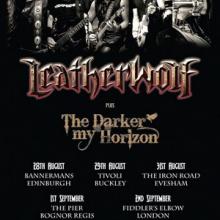 Leatherwolf UK Tour 2017 poster
