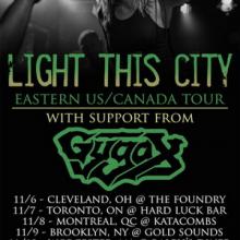 Light This City North American Tour 2018 poster