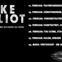 Luke Elliot Norwegian Tour 2016 poster
