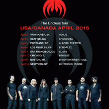 Magma North American Tour 2015 poster