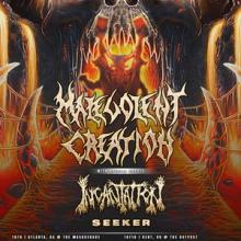 Malevolent Creation North American Tour 2016 poster
