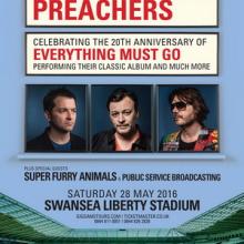 Manic Street Preachers UK live show 2016 poster