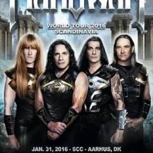 Manowar Scandi Tour 2016 poster