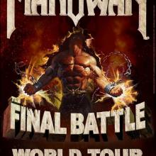 Manowar World Tour 2017 poster