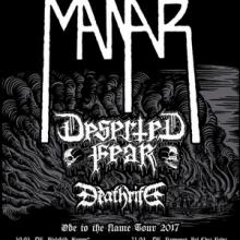 Mantar Euro Tour 2017 poster