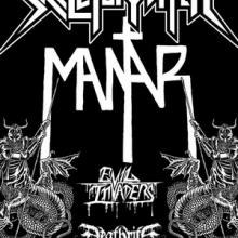 Mantar & Skeletonwitch Euro TOur 2018 poster