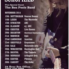 Matt Schofield UK Tour 2014 poster