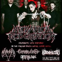 Mechanical God Creation 10th Anniversary Show 2016 poster