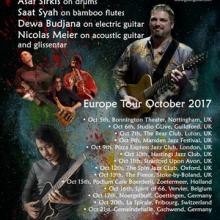Meier-Budjana Euro Tour 2017 poster