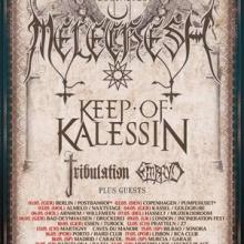 Melechesh Euro tour 2015 poster