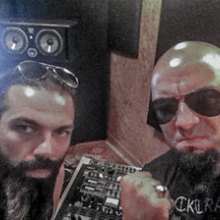 Melechesh studio pic - Athens 2014