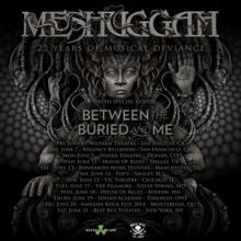 Meshuggah North American Tour 2014 poster