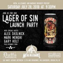Metal Allegiance  Party 2018 poster
