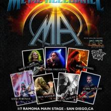 Metal Allegiance West Coast Tour 2016 poster