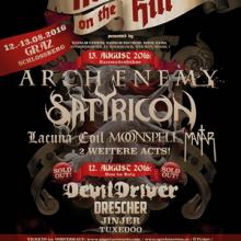 Metal On The Hill Festival 2016 poster