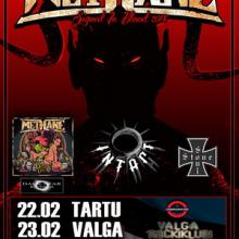 Methane Euro Tour 2018 poster