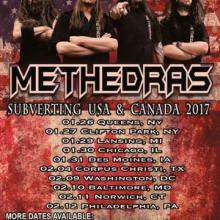 Methedras US & Canada Tour 2017 poster