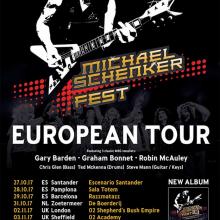 Michael Schenker Euro Tour 2017 poster