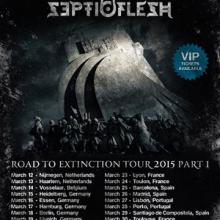 Moonspell Euro Tour 2015 poster