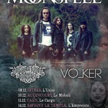 Moonspell French Tour 2016 poster