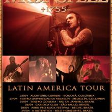 Moonspell Latin America Tour 2018 poster