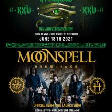 Moonspell Live shows 2021 poster