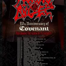 Morbid Angel Euro tour 2014 poster
