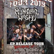 Municipal Waste Euro Tour 2019 poster