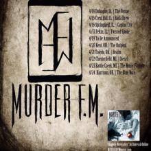 Murder FM US Tour 2016 poster