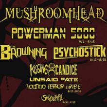 Mushroomhead US Tour 2018 poster