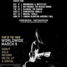 Myles Kennedy UK Tour 2018 poster