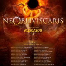 Ne Obliviscaris North American Tour 2017 poster