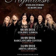 Nightwish Euro Live Shows 2016 poster