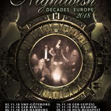 Nightwish Euro Tour 2018 poster