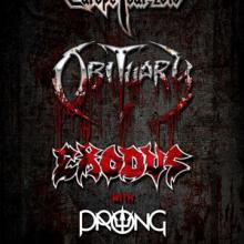 Exodus Euro Tour 2016 poster