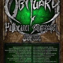 Obituary North American Tour 2018 poster