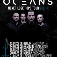 Oceans EU Tour 2022 poster