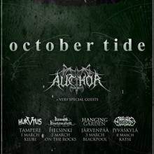 October Tide Finland Tour 2017 poster