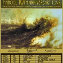 Orphaned Land Mabool 10th anniversary tour 2014 poster