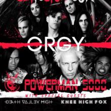 Orgy North American Tour 2017 poster