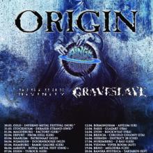 Origin Euro Tour 2018 poster