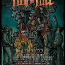 Past The Fall Trial by Fire tour 2014 poster