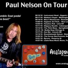 Paul Nelson US Tour 2018 poster
