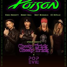 Poison US Tour 2018 poster